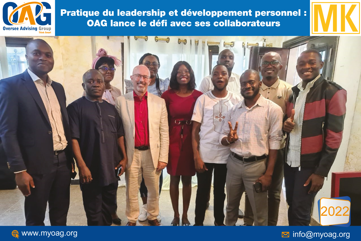 Pratique du leadership et développement personnel : OAG lance le défi avec ses collaborateurs