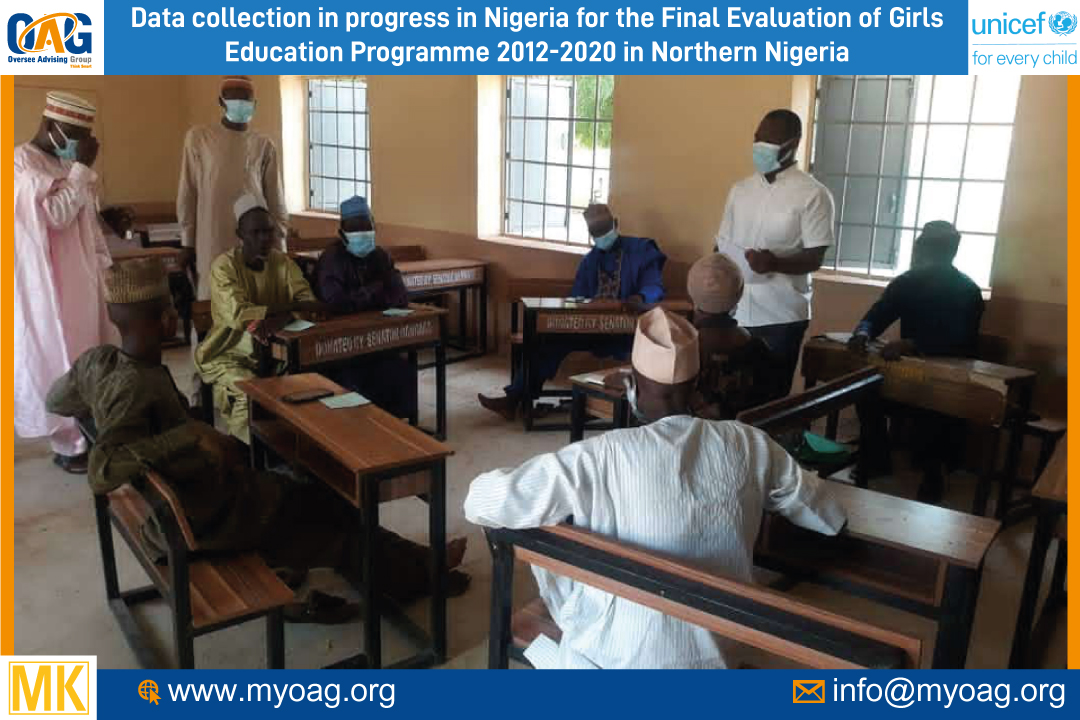 Data collection in progress in Nigeria for the Final Evaluation of Girls Education Programme 2012-2020 in Northern Nigeria